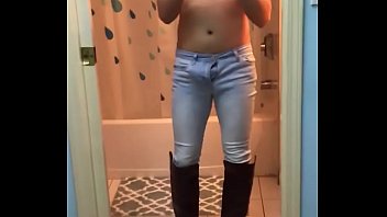 Preview 3 of Lepona - Nice Jeans and Long Shaft Boots