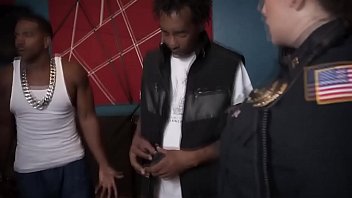 Preview 1 of Aryana Said Pornyoururl - Big titty MILFs are having a hardcore threesome with a black stud in a truck.