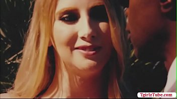 Preview 2 of Banhla Xx Prova - Hot TS Janelle handles fucking dudes BBC