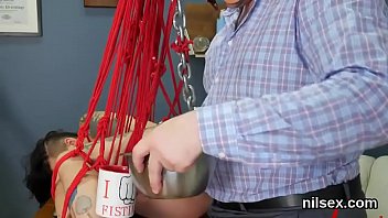 Preview 1 of Female Ride And Orgasm - Kinky chick was brought in anal assylum for painful therapy