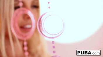 Preview 1 of Frend My Wif - Hot blonde bombshell Britney Amber plays with a vibrator