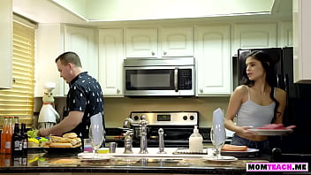 Preview 1 of Wwwsaxe Dasa - MILF convinces latina stepdaughter to eat out her pussy