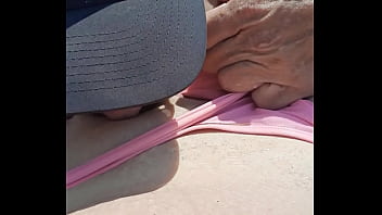 Preview 2 of Valerie Kay Charlie Mac - Pussy eating outdoors lake