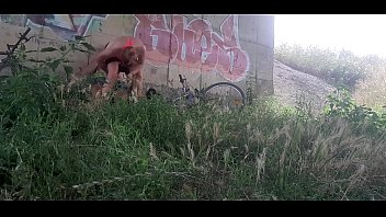Preview 3 of Anjalina X Video - The d. fucked by her under a bridge was almost caught by a driver when she was fucked by his stepf.. He fucks his d. in public.