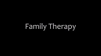 Preview 1 of Sexy Chezh - Big Breasted Asian Step Sister Massages Big Step Brother - Mina Moon - Family Therapy