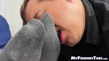 Preview 2 of Muslim Porn Online - Dominant Tommy B worshiped and licked the gorgeous feet of muscular Matt M