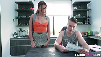 Preview 1 of Bi Couple Suck Shemales Cock - Stepdad Get Reward By One Signs on Report Card