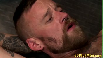 Preview 4 of Ashton Preace - Bear gobbles at gloryhole and gets plowed