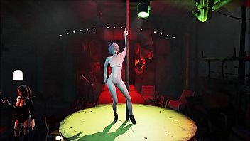 Preview 2 of Oman Siku - 2B Nier Automata pole dance