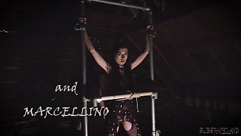 Preview 1 of Sliding On Creampie - Submissive slut gets hard bdsm sex while tiedup