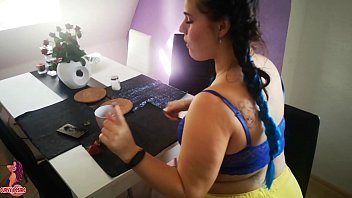 Preview 1 of Paran Star - anal breakfast for curvy teen AnjaAmelia