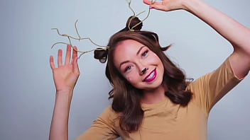 Preview 1 of Cute Tiny Anal - Deer Costume