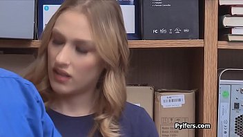 Preview 1 of Woow Porno - Teen thief tied then fucked at the back office