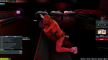 Preview 2 of Blackens Com - 3dxchat | LoliVix participando en una org&iacute_a despu&eacute_s de pasar un rato en el cine | noche 26: 11 chicos y 1 chica | 1ra parte