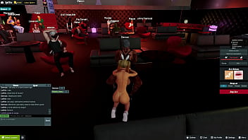 Preview 1 of Blackens Com - 3dxchat | LoliVix participando en una org&iacute_a despu&eacute_s de pasar un rato en el cine | noche 26: 11 chicos y 1 chica | 1ra parte