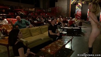 Preview 1 of Xvidioindia Kerala - Blonde group fucked in public theater