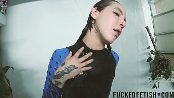 Preview 3 of Dad Fuck School Girl Daughter - Sexy moment aquafilia bathtub