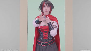 Preview 1 of Clo Zambia - Yang Watches Her Be A Slut RWBY