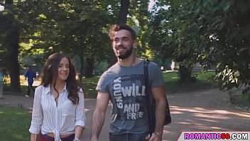 Preview 1 of Car Wash With Hose - romantic sex with a cute brunette