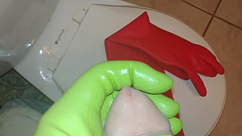 Preview 1 of Punish Pounded Hard - 2 rubber gloves
