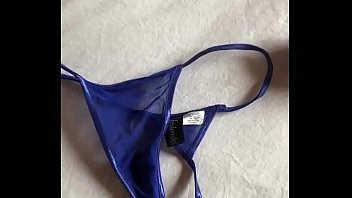 Preview 2 of Admjxxx - Her lingerie on the bed . Hard cock