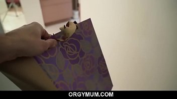 Preview 1 of Boobs Press Devar Bhabhi Indean - Lauren Phillips pops her MILF pussy and lets her stepson slide!