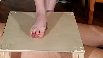 Preview 2 of Tube Porn Meital Roei - Domina bare feet cock stomping &amp_ footjob pt1 HD