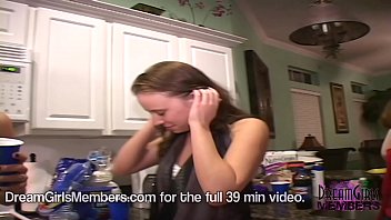 Preview 2 of Mom Sun Rep - Private Video Of Girls Partying Topless At My House