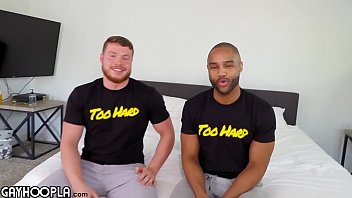Preview 1 of Bangla Baby Xvideo - Two Young Studs FUCK - Sexy Underwear Model Let&#039_s Newbie Top Him For His First Guy/Guy Hookup