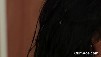 Preview 4 of Teacher Classroom Full Xxnxhd - Nasty hottie gets cum load on her face swallowing all the jizm