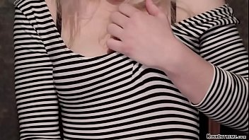 Preview 2 of Super Hot Tangue Sex Lesbian - Master fucks tied slave Ella Nova