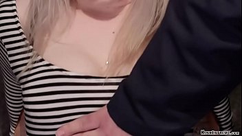 Preview 1 of Super Hot Tangue Sex Lesbian - Master fucks tied slave Ella Nova