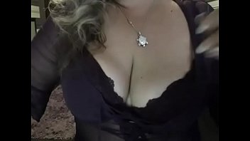 Preview 2 of Mom Doter Xex - MILF TOUCHING BOOBS CLOSE UP