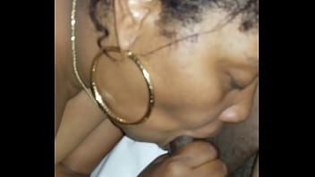Preview 1 of Jonhy Sins With Mom - GORGEOUS BLACK MILF LOVES DICK AND BALLS - BLOW JOB