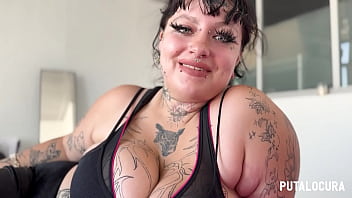 Preview 2 of Xxxvodio Child - PutaLocura - G&oacute_tica tetona BBW Deedee hablando y follando duro con Torbe
