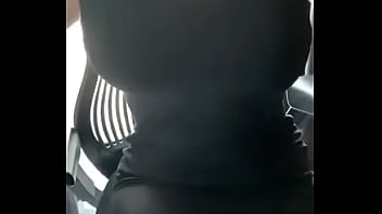 Preview 4 of Coje Con Su Padrastro - Big tits reminder to wear a mask (stay healthy and safe)