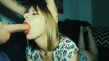 Preview 4 of Mr Brawn - Blowjob with ex &amp_ red lipstick - IG @CheekySecrets