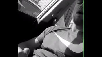 Preview 2 of Lana Rhodes Story - Hot gay jock jerks off in car (short clip)