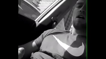 Preview 1 of Lana Rhodes Story - Hot gay jock jerks off in car (short clip)