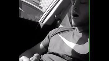 Preview 4 of Lana Rhodes Story - Hot gay jock jerks off in car (short clip)