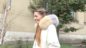 Preview 1 of Xxx Full Six By Sunh - GERMAN SCOUT - CUTE GIRL EVELINE DELLAI IN LEGGINGS TRICKED TO RAW PICKUP FUCK
