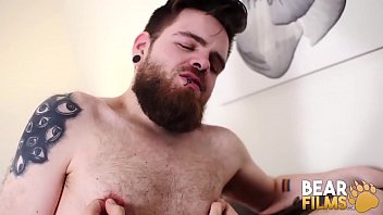 Preview 4 of Nhac Porn - BEARFILMS Young Bear Tony Rivers Pounds Inked Cub Bareback