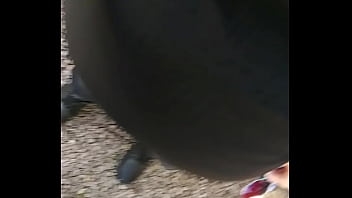 Preview 4 of Big Cock Hindi Movies - Gerald A. Ducheine getting quicky head outside,  outdoors during work from 1 of his co-workers. The Goddess named Christina!!!