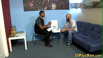 Preview 1 of Rich Man Fuck - Banged black muscled doctor gets cock tugged