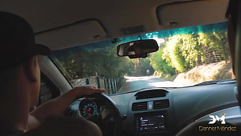 Preview 1 of Forced Crying Russian Anal - Nymphomaniac fucks her lover and the mechanic on a public-Danner Mendez &amp_ Yenifer Chacon