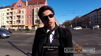 Preview 1 of Lalxnxx - Public street pick up! JezziCat fucked in every position in Conny Dachs&rsquo_ photo studio! Wolfwagner.com