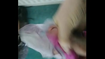 Preview 3 of Babi Home Dlvri - Wanking over my real &#039_s dirty panties