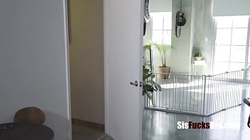 Preview 1 of Nude Sude - Busty Latina step Sister Blows Valentina Jewels