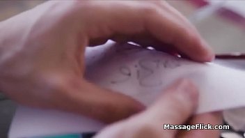 Preview 1 of Angel Deluca Pornstar - Teen masseuse deep throats exbfs hard cock