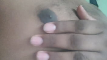 Preview 2 of Lana Rhoads Solo - Indian Male boobs fondled and played